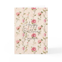 Belas Rosas Rosa Creme Florais Aniversário