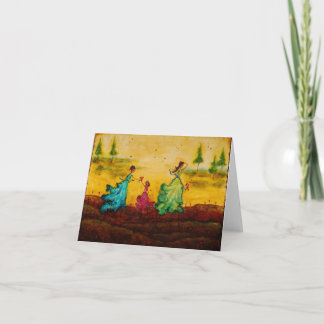 Cartão "Beleza compartilhada" Notecard