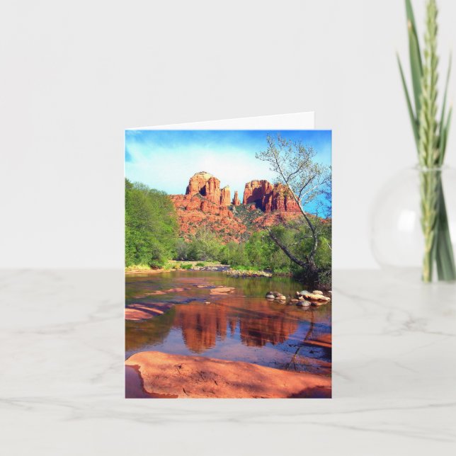 Cartão Beleza da tarde (Frente)