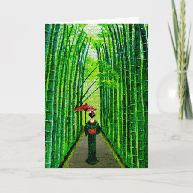 Cartão "Beleza dando uma volta " (Frente)