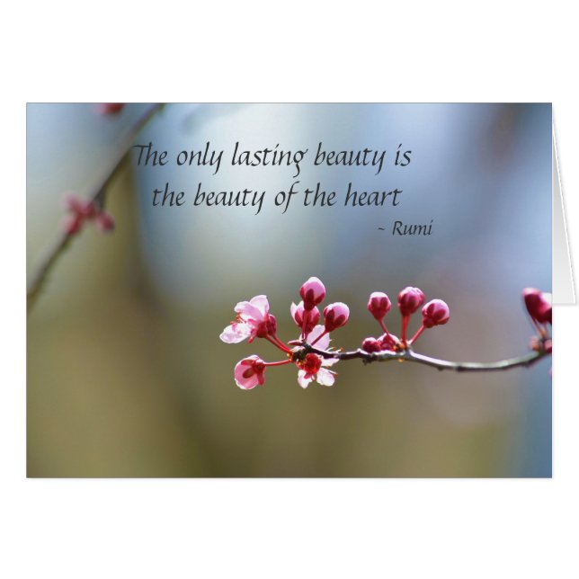 Cartão Beleza de Blooms de primavera (Frente Horizontal)