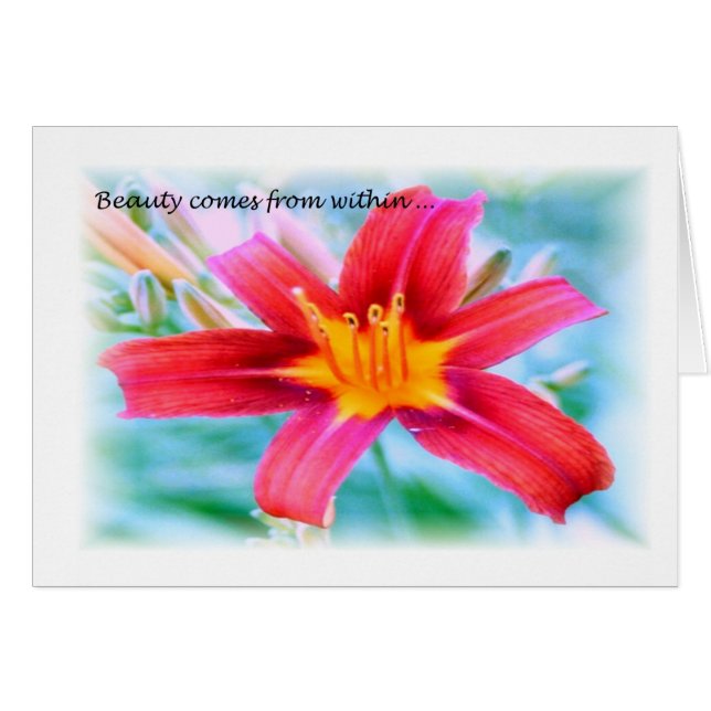 Cartão Beleza Dentro (Frente Horizontal)