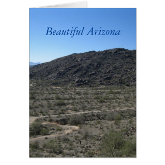 Cartão Beleza do Deserto da arizona