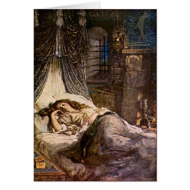 Cartão Beleza Dormindo (Frente)