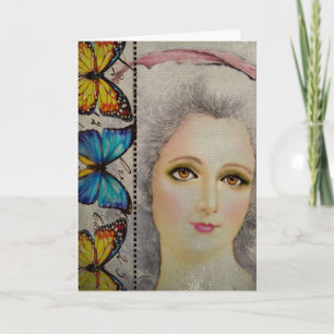 Cartão Beleza e borboletas