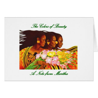 Cartão Beleza étnica