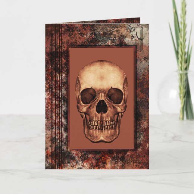 Cartão Beleza profunda do osso (Frente)