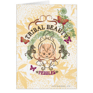 Cartão Beleza tribal de PEBBLES™