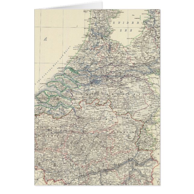 Cartão Bélgica, Países Baixos (Frente)