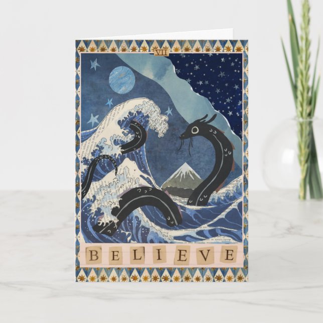 Cartão "Believe" Magical Tarot Card (Frente)