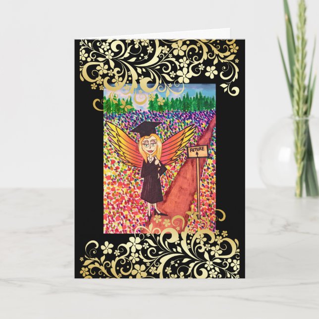 Cartão Belisama, rainha do país das fadas (Frente)