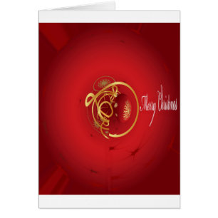 Cartão Beliscos de Natal Vermelho têm um belo dia