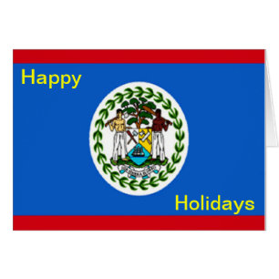 Cartão Belize boas festas