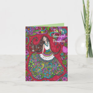 Cartão Bella 4 - To My Beautiful Daughter Birthday Card