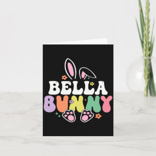 Cartão Bella Bunny Mulheres Dia de Páscoa Coelho Vovó Fam