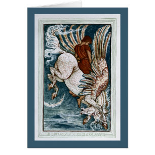 Cartão Bellerophon em Pegasus