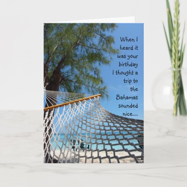 Cartão Belo aniversário! (Frente)