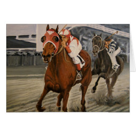 Cartão Belo Cavalo Deleia Proprietários da Corrida Clássi