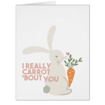 Belo Coelho Carrot Pun - Eu Realmente Carrot Sobre