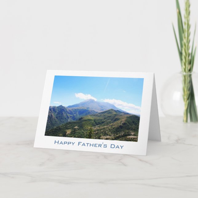 Cartão Belo Dia de os pais de fotografia paisagística (Frente)