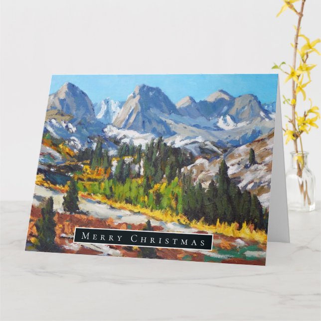 Cartão Belo dia na Montanha (Flor Amarela)