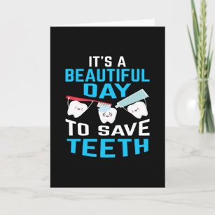 Cartão Belo Dia Para Salvar Dentista Dente