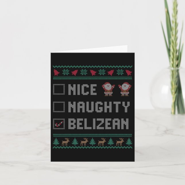Cartão Belo Natal Beliziano Correspondente (Frente)