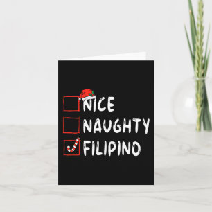 Cartão Belo Natal Filipino Filipinas Xmas H