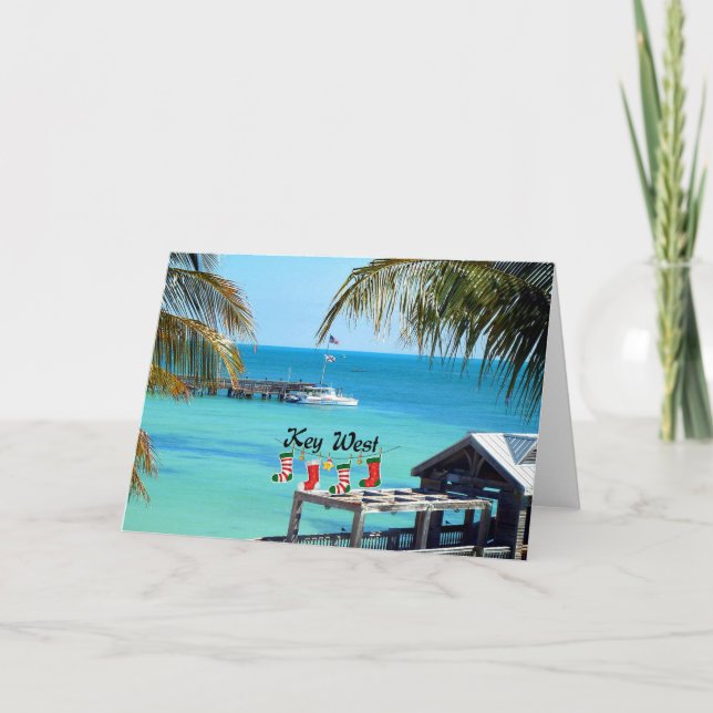 Cartão Belo Natal Ocidental (Frente)