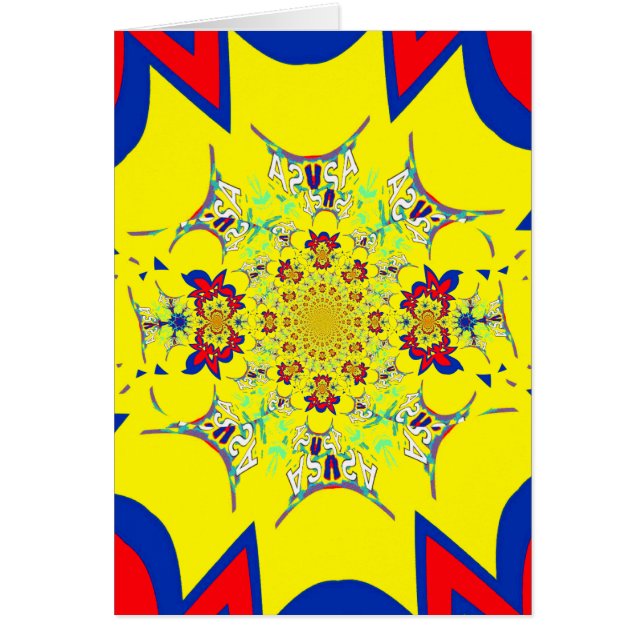 Cartão Belo Ouro de Luz Arte Floral: Um Toque Posh (Frente)