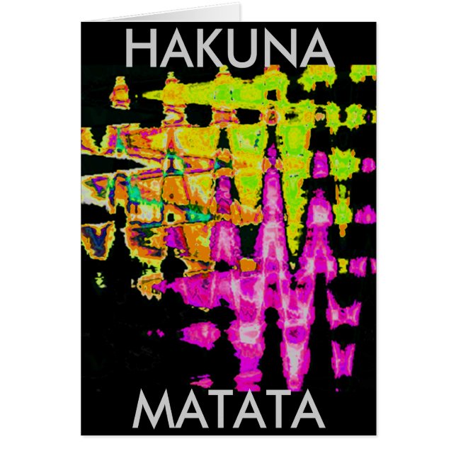 Cartão Belo padrão de cores da água (Frente)