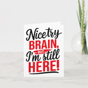 Cartão Belo Tentar Cérebro, Sobrevivente De Traço _1