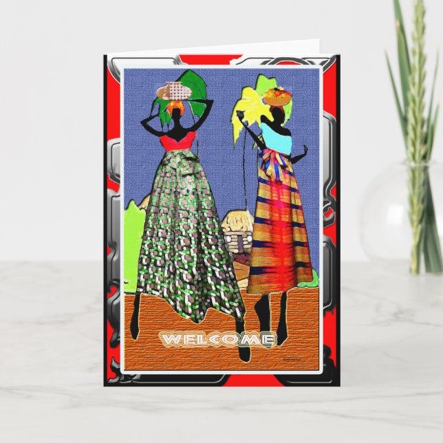 Cartão bem-vindo (Frente)