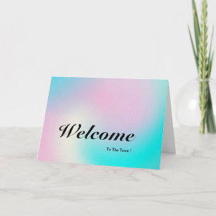 Cartão Bem-Vindo À Equipe