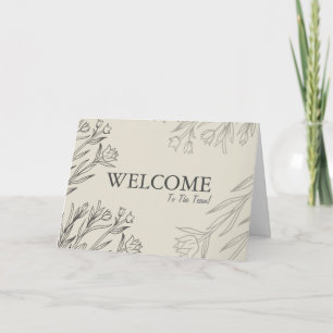 Cartão Bem-vindo à equipe 