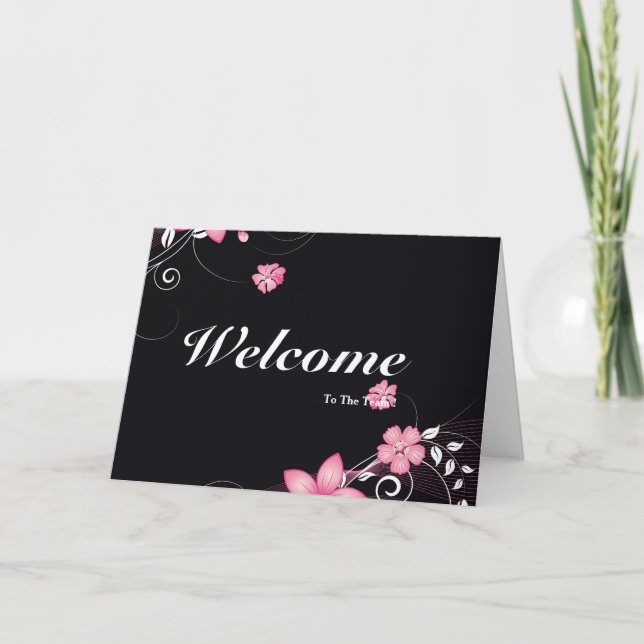 Cartão Bem-Vindo À Equipe (Frente)