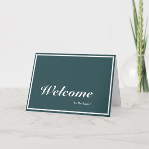 Cartão Bem-Vindo À Equipe