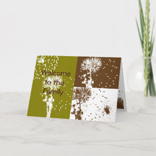 Cartão Bem-vindo à Família