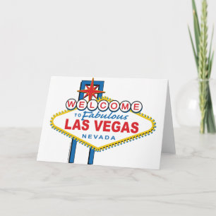 Cartão Bem-vindo a Las Vegas