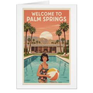 Cartão Bem-vindo a Palm Springs