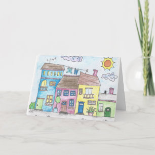 Cartão Bem-vindo à vizinhança