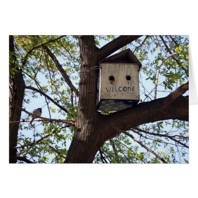 CARTÃO BEM-VINDO À VIZINHANÇA=NOVOS VIZINHOS (Frente Horizontal)