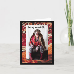 Cartão Bem-vindo ao meu Mundo Adulto