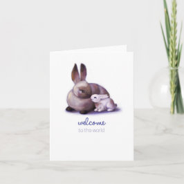 Cartão Bem-vindo ao mundo