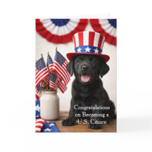 Bem-vindo Cidadão Americano Patriótico Cachorrinho