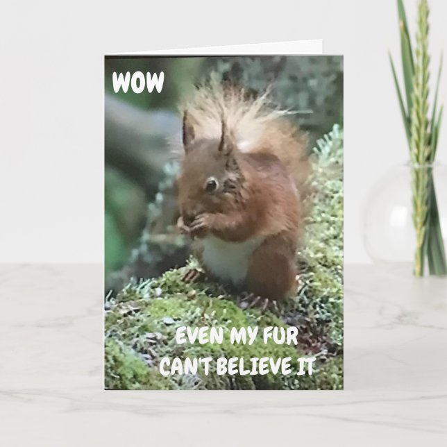 CARTÃO "BEM-VINDO E BOA SORTE VAI SENTIR SUA FALTA" (Frente)