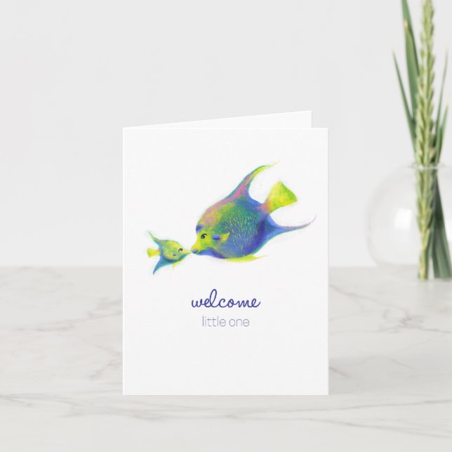 Cartão Bem-vindo pequeno (Frente)