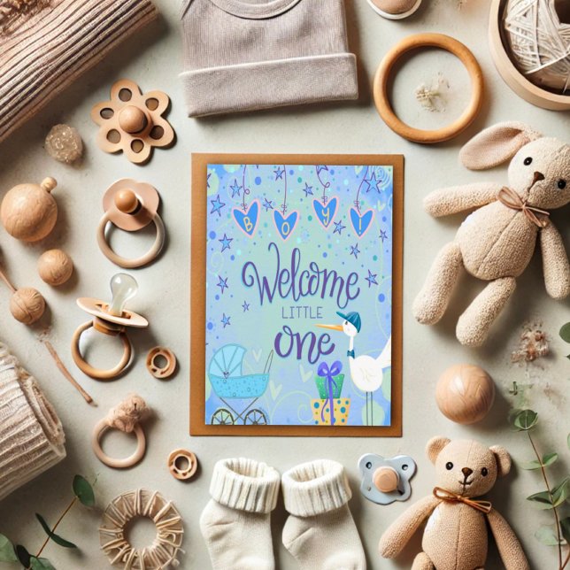 Cartão Bem-vindo, Um Menino, Curioso (Criador carregado)