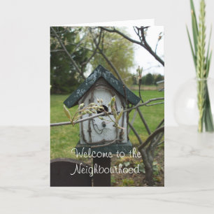 Cartão Bem-vindos à casa de Bird