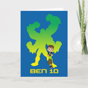 Cartão Ben 10 e Quatro Braços Sombra